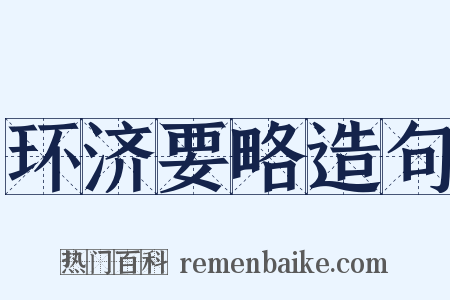 环济要略造句是什么意思的图片